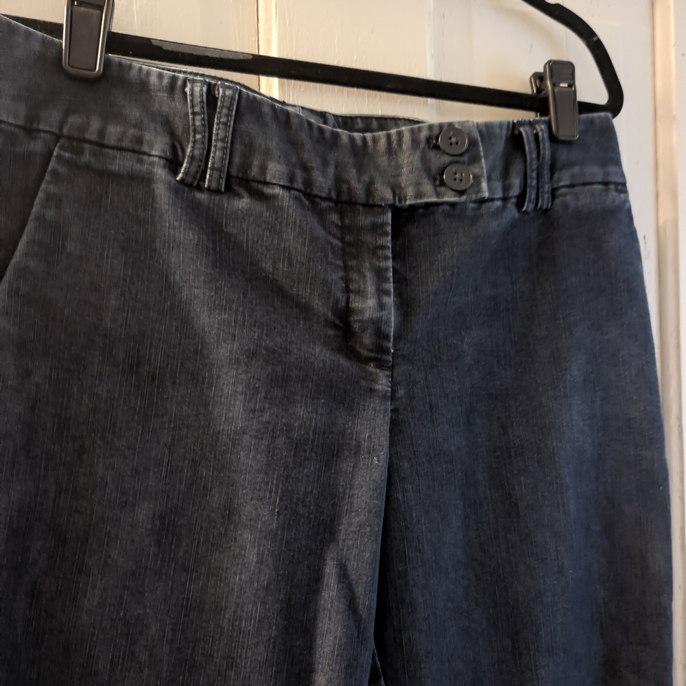 Wide Leg Women's Jeans in Dark Denim